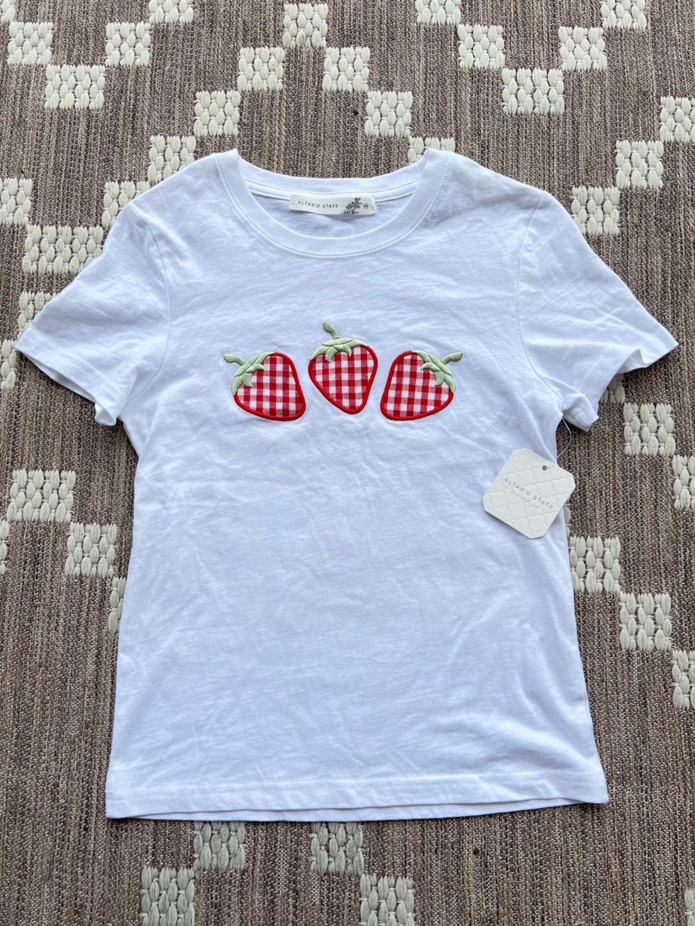 NWT Altar’d State Strawberry T-Shirt XS